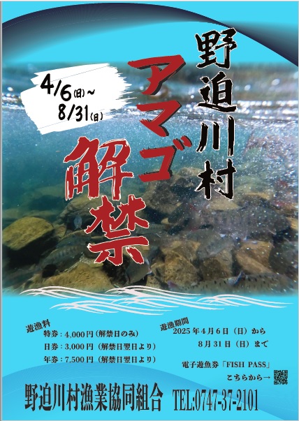 2025年アマゴ釣り解禁